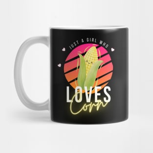 Just A Girl Who Loves Corn Colorful Mug